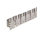 Perfil de montaje NEON B16H16 flexible, plata