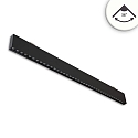 Luminaria colgante RASTER IP42, negro regulable