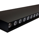 ISOLED Luminaria colgante RASTER IP42, negro regulable