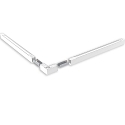 ISOLED Conector en L LINKLINE50, blanco