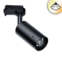 Foco trifásico SELECT 18-50° PHASE CCT Switch, UGR < 19, multipower, enfocable, giro cardánico IP20, negro regulable