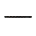 track grid luminaire TRACK48 LINE+ MINI ON-OFF 34CM switchable, prismatic IP20, black matt 