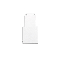 Tapa final TRACK48 (H50) con tapa, blanco