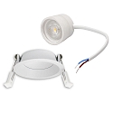 Proyector empotrado BACK68 giratorio IP20, blanco regulable