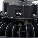 ISOLED Proyector de naves potente ECO IP65, negro regulable