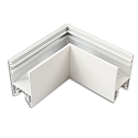 Conector en L HALON simple, blanco
