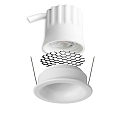 recessed spotlight BACK32 round, set back IP20, white dimmable