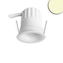 Proyector empotrado BACK32 redondo, retroceder IP20, blanco regulable