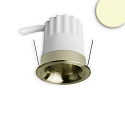 Proyector empotrado BACK32 redondo, retroceder IP20, lat�n regulable