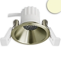 Proyector empotrado BACK45 redondo, retroceder IP20, lat�n regulable