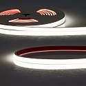 Tira LED completamente siliconada  FC940 FLEXTUBE 240LED/M - 120CM / 2XMINIAMP con enchufe �palo, transparente, blanco