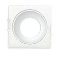 Marco empotrable MR11/GU10 MINI SPOT angular, blanco