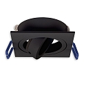 ISOLED Marco empotrable MR11/GU10 MINI SPOT angular, giratorio, negro