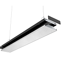 ISOLED Luminaria de techo POWER SWITCH 120x20 IP40, negro regulable