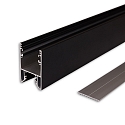 ISOLED Perfil de montaje HALON, negro