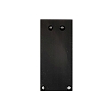 end cap EC130 CURTAIN 10 ONE HIGH 2 pcs., black