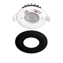 ISOLED recessed spotlight VARIO-68 IP65, black 