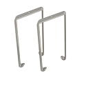 ISOLED Soporte HALON Z64, plata