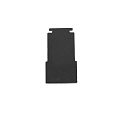 ISOLED end cap TRACK48 FLAT H25 2 pcs., with cover, black