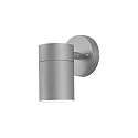 Konstsmide Outdoor wall luminaire MODENA, IP44, GU10 max. 35W, grey, aluminium / clear glass