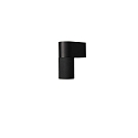 Luminaria de pared para exteriores TEMI abajo, cil�ndrico GU10 IP54, negro regulable