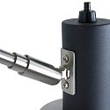 anne light & home Luminaria de pared FJORGARD con brazo articulado, ajustable E27 IP20, negro mate