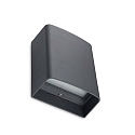 Luminaria de pared y techo CLOUS 136MM SINGLE EMISSION abajo, angular, conmutable IP66, antracita 