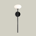 LEDS C4 bath luminaire BLOOM switchable IP44, black