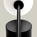 LEDS C4 bath luminaire BLOOM switchable IP44, black