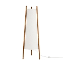 Luminaria de pedestal WOODY con interruptor E27 IP20