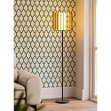 LEDS C4 Luminaria de pedestal VIVA E27 IP20, madera clara, negro