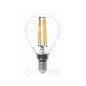 Filamento luminoso en forma de gota P45 regulable E14 4,5W 470lm 2700K CRI 80 regulable