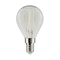 Filamento luminoso en forma de gota WHITE P45 E14 6,5W 810lm 4000K 320� CRI 80-89 