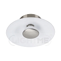Luminaria de techo NIKKI de 1 llama, regulable GU10, gris plateado regulable