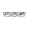 Luminaria de techo CHROMIA de 3 llamas, regulable GU10, cromo, sat�n regulable