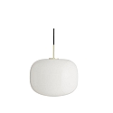 Luminaria colgante CUSCINO LARGE E27 IP20, lat�n, negro
