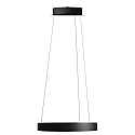 Luminaria colgante GLORIA IP20, negro regulable