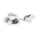 Luminaria empotrable para techos FILA DALI FR 90� � 225MM redondo, r�gido, controlable por DALI, conmutable IP54