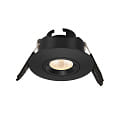 Luminaria empotrable para techos LED MINI SPOT 40SR 350MA plano, giratorio, conmutable IP20, negro regulable