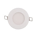 Downlight empotrable LED PANEL FLAT 85 R SCCT DIM C redondo, CCT Switch IP44, blanco regulable
