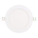 Downlight empotrable LED PANEL FLAT 145 R SCCT MP redondo, CCT Switch, conmutable, multipower IP44, blanco 