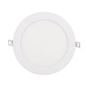 Downlight empotrable LED PANEL FLAT 170 R SCCT MP redondo, CCT Switch, conmutable, multipower IP44, blanco 