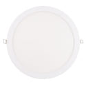 Downlight empotrable LED PANEL FLAT 300 R SCCT MP redondo, CCT Switch, conmutable, multipower IP44, blanco 