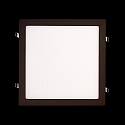 Downlight empotrable LED PANEL FLAT 300 Q SCCT 350MA PRISM angular, CCT Switch, UGR < 19, sin fuente de alimentaci�n IP20