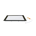 nobil� recessed downlight LED PANEL FLAT 300 Q SCCT 350MA PRISM square, CCT Switch, UGR < 19, excl. LED driver IP20, black dimmable