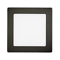 Downlight de superficie LED PANEL FLAT 170 Q SCCT MP angular, CCT Switch, conmutable, multipower IP44, negro 