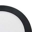 nobil� Downlight de superficie LED PANEL FLAT 170 R SCCT MP redondo, CCT Switch, conmutable, multipower IP44, negro 