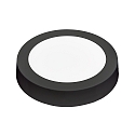 nobil� Downlight de superficie LED PANEL FLAT 170 R SCCT DIM C redondo, CCT Switch IP44, negro regulable
