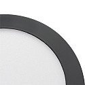 nobil� Downlight de superficie LED PANEL FLAT 170 R SCCT DIM C redondo, CCT Switch IP44, negro regulable