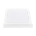 nobil� Downlight de superficie LED PANEL FLAT 220 Q SCCT MP angular, CCT Switch, conmutable, multipower IP44, blanco 